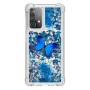 Samsung Galaxy A52 / A52 5G glitter hile sininen perhonen suojakuori – minimalistinen mutta tehokas suoja