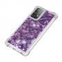 Samsung Galaxy A52 / A52 5G violetti glitter hile suojakuori