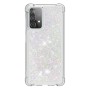 Samsung Galaxy A52 / A52 5G hopea glitter hile suojakuori – huolella viimeistelty tuote lähikuvassa