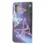 Samsung Galaxy A72 / A72 5G violetit perhoset suojakotelo