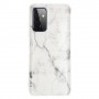Samsung Galaxy A72 / A72 5G valkoinen marmori suojakuori