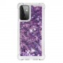 Samsung Galaxy A72 / A72 5G violetti glitter hile suojakuori