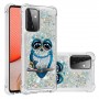 Samsung Galaxy A72 / A72 5G läpinäkyvä pöllö suojakuori.