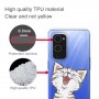 OnePlus 9 läpinäkyvä kissa suojakuori