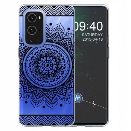 OnePlus 9 Pro läpinäkyvä mandala suojakuori