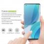 OnePlus 9 Pro kirkas mustareunuksinen panssarilasi.
