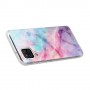 Samsung Galaxy A12 värikäs tie-dye marmori suojakuori.