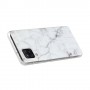 Samsung Galaxy A12 valkoinen marmori suojakuori