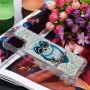 Samsung Galaxy A12 läpinäkyvä pöllö suojakuori.