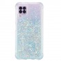 Samsung Galaxy A12 hopea glitter hile suojakuori