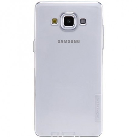 Galaxy A5 ultra ohut läpinäkyvä silikonisuojus.