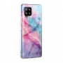 Samsung Galaxy A42 5G värikäs tie-dye marmori suojakuori.