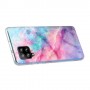 Samsung Galaxy A42 5G värikäs tie-dye marmori suojakuori.
