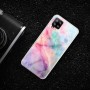 Samsung Galaxy A42 5G värikäs tie-dye marmori suojakuori.