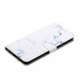 Samsung Galaxy A42 5G valkoinen marmori suojakotelo