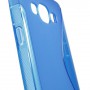 Galaxy A5 sininen silikonisuojus.