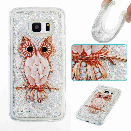 Samsung Galaxy S7 glitter pöllö suojakuori