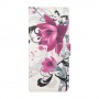 OnePlus 9 Pro violetit kukat suojakotelo