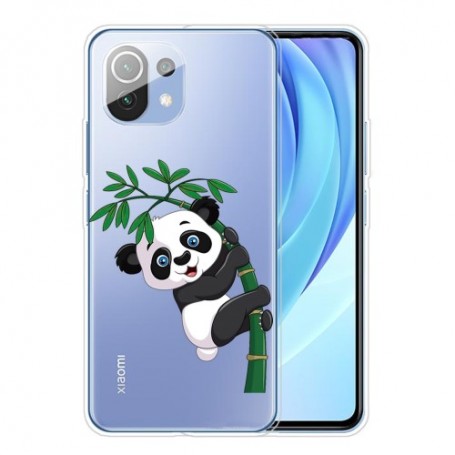 Xiaomi Mi 11 Lite läpinäkyvä panda suojakuori.