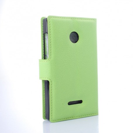 Lumia 435 vihreä puhelinlompakko