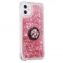 iPhone 11 pinkki glitter sormuspidike suojakuori