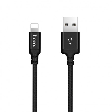 Musta Lightning-USB kaapeli