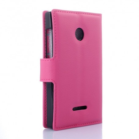 Lumia 435 pinkki puhelinlompakko