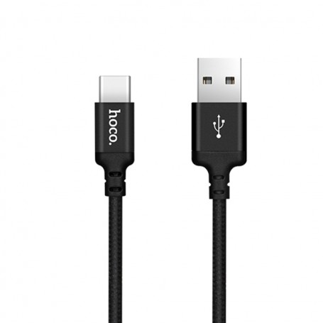 Musta USB-C-USB kaapeli