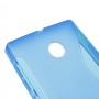 Lumia 435 sininen silikonisuojus.
