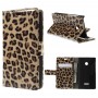 Lumia 435 leopardi puhelinlompakko