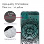 Samsung Galaxy A22 5G läpinäkyvä mandala suojakuori