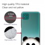 Samsung Galaxy A22 5G läpinäkyvä panda suojakuori.