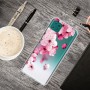 Samsung Galaxy A22 5G läpinäkyvä kukat suojakuori