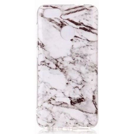 Huawei Honor 8 Lite valkoinen marmori suojakuori