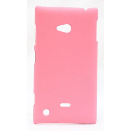 Nokia Lumia 720 vaaleanpunainen kova suojakuori.