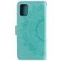 OnePlus Nord 2 mintunvihreä mandala suojakotelo – lompakkomallinen avattava kannellinen suojakotelo