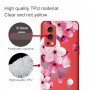 OnePlus Nord 2 läpinäkyvä kukat suojakuori.