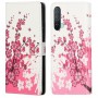OnePlus Nord CE 5G vaaleanpunaiset kukat suojakotelo