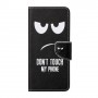 iPhone 13/14 do not touch my phone suojakotelo – lompakkomallinen avattava kannellinen suojakotelo