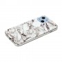 iPhone 13 valkoinen marmori suojakuori