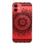 iPhone 13/14 läpinäkyvä mandala suojakuori.