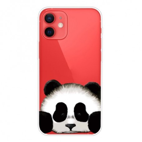iPhone 13/14 läpinäkyvä panda suojakuori.