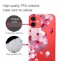 iPhone 13 läpinäkyvä kukat suojakuori.