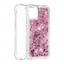 iPhone 13/14 glitter hile pinkki suojakuori