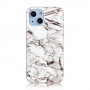 iPhone 13 mini valkoinen marmori suojakuori