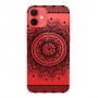iPhone 13 mini läpinäkyvä mandala suojakuori.