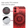 iPhone 13 mini läpinäkyvä mandala suojakuori.