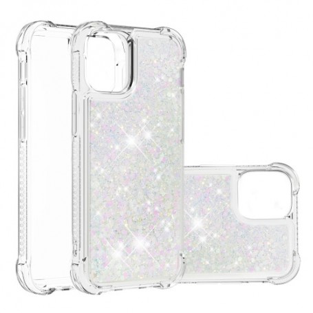 iPhone 13 mini glitter hile hopea suojakuori