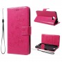 Huawei Y7 pinkki perhoset suojakotelo