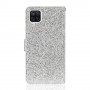 Samsung Galaxy A12 hopea glitter suojakotelo